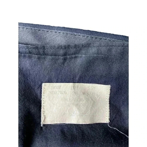 Brooks Brothers Pants Men 36x31 Navy Blue 100% Wool Slacks - Picture 5 of 9